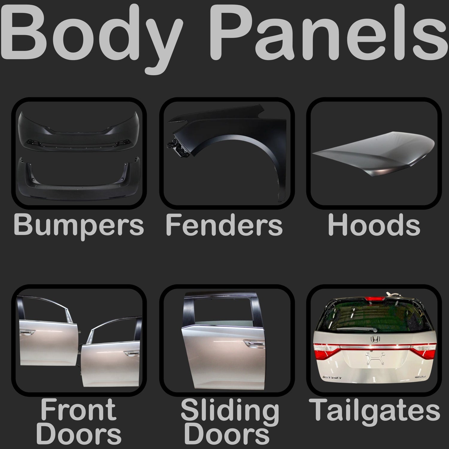 11-13 OEM Used Body Panels