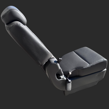 Dark Grey Leather 2nd Row Middle Seat/Cupholder